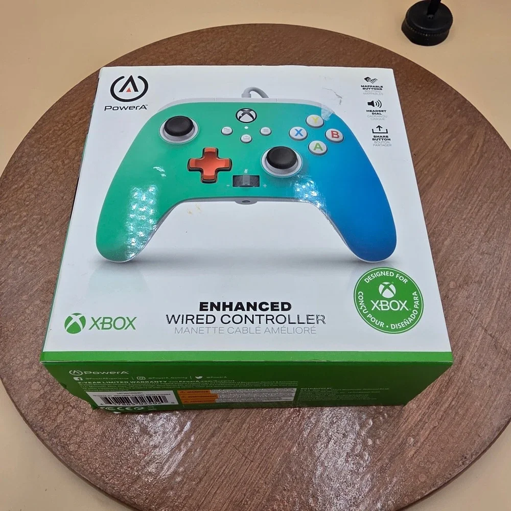PowerA Enhanced Wired Controller Xbox Series X S Seafoam Fade 1518828-01